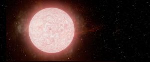 Científicos registran la explosión de una estrella gigante roja en tiempo real