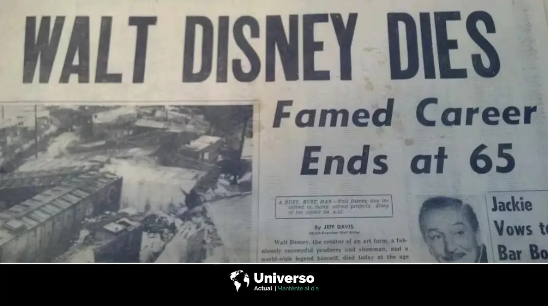 La muerte de Walt Disney generó una conmoción mundial en el año 1966