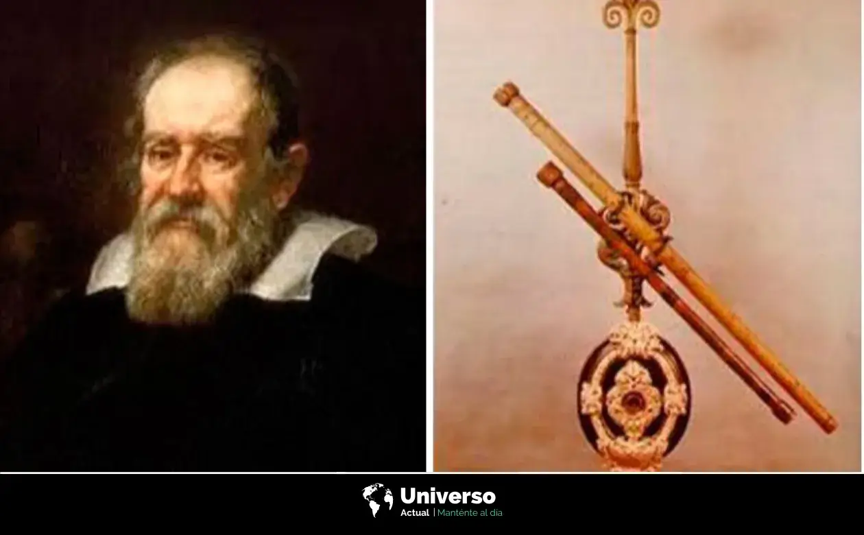 Galileo Galilei y su primer telescopio | Créditos: Telesur