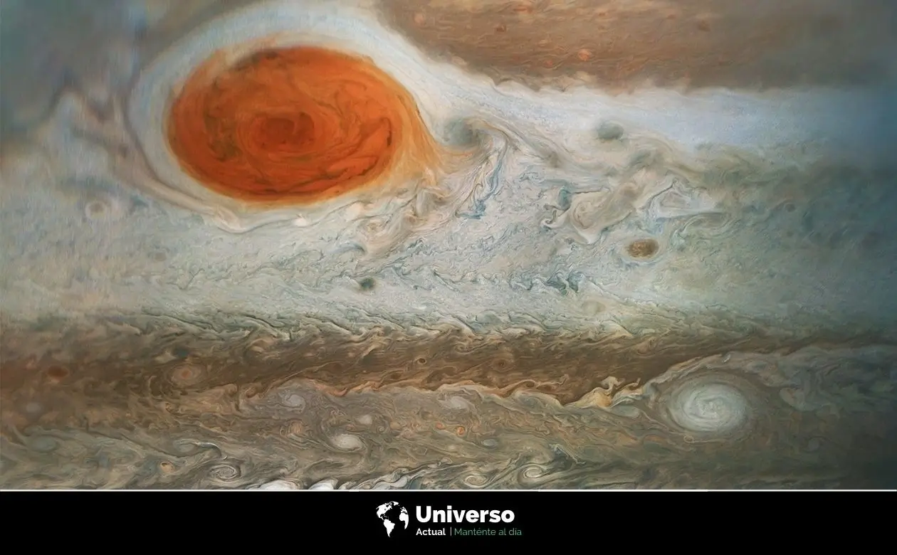 La gran mancha roja de Júpiter