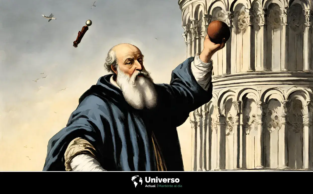 Galileo Galilei y la Torre inclinada de Pisa