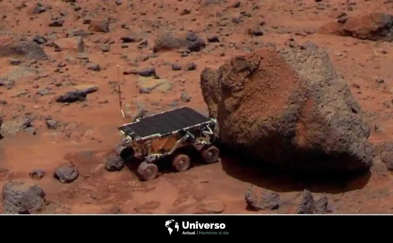 La foto más icónica del pequeño rover Sojourner