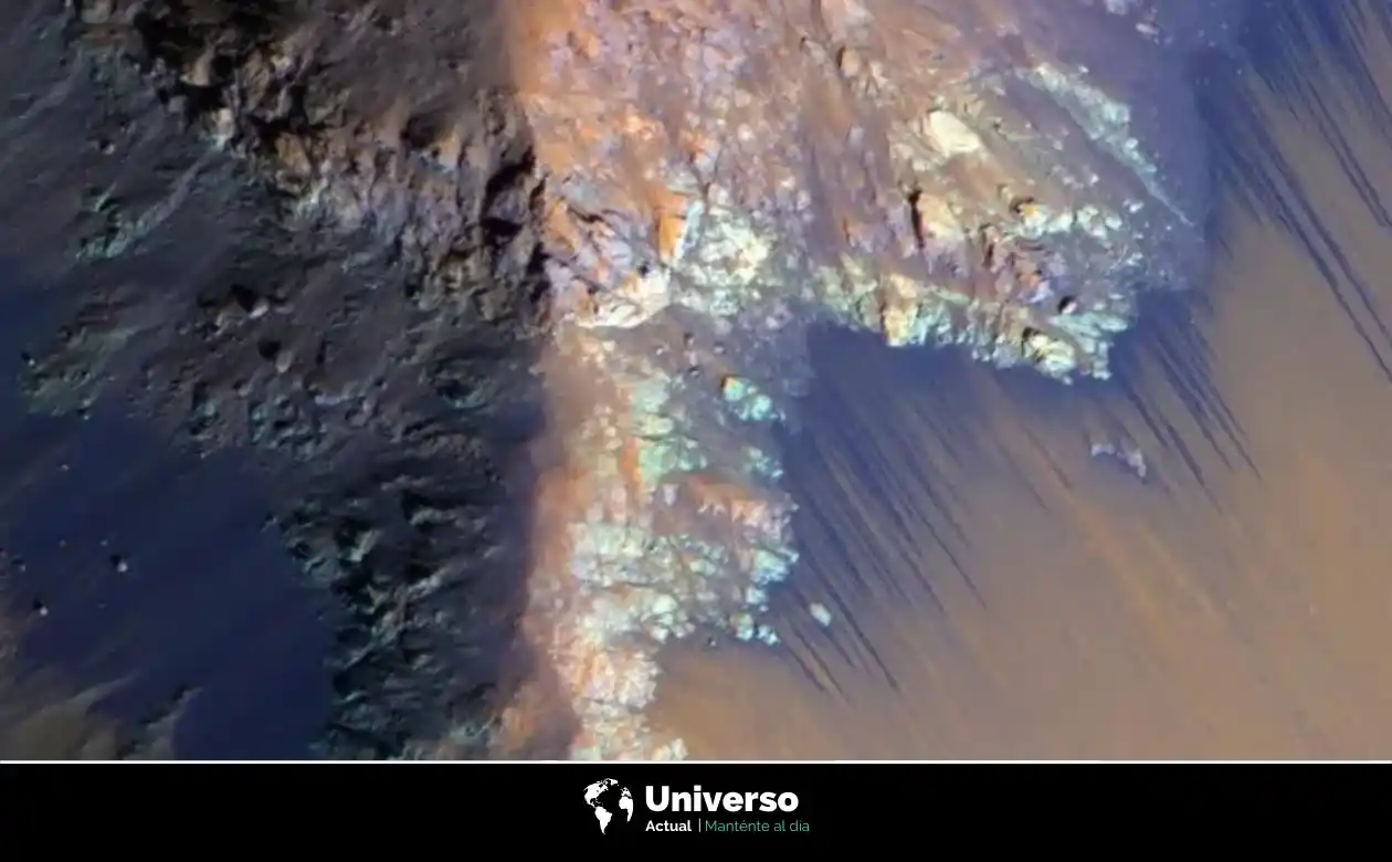 Las pendientes inclinadas de Coprates Chasma en Marte NASA