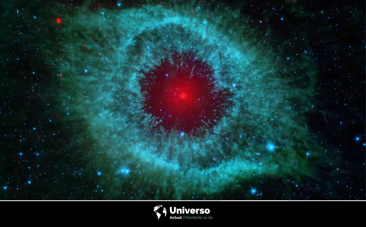 Nebulosa Helix capturada por el Telescopio Espacial Spitzer | Créditos: NASA