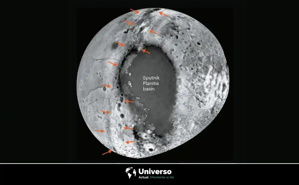 Cuenca Sputnik Planitia en el corazón de Plutón | Créditos: NASA