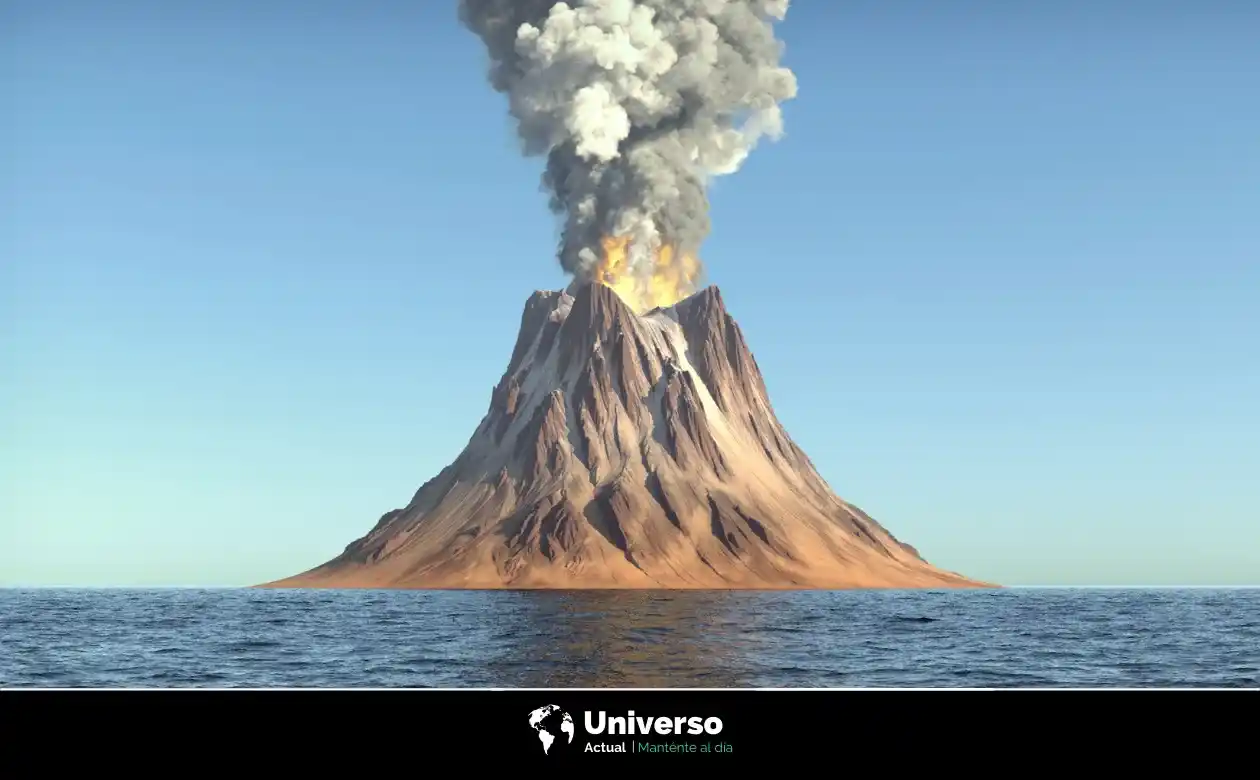 Volcán erupcion estromboliano