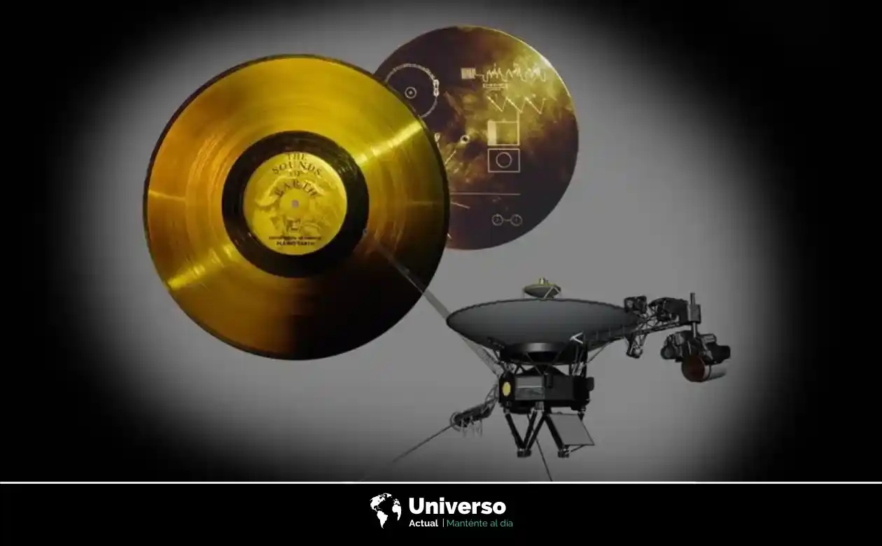 El Disco de Oro a bordo de las naves espaciales Voyager de la NASA | Créditos: NASA