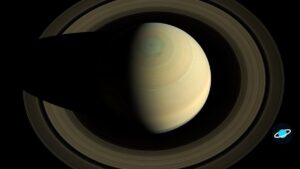 El planeta Saturno con sus anillos